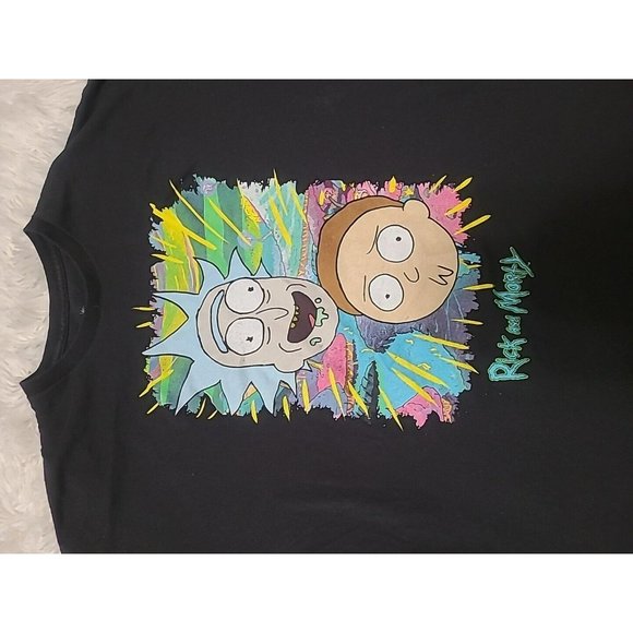 Rick and Morty  Jungle Warp Faces Mens T-Shirt Size XL - Picture 3 of 7